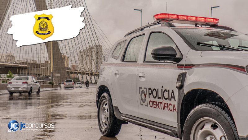 Veículo da Polícia Técnico-Científica de São Paulo